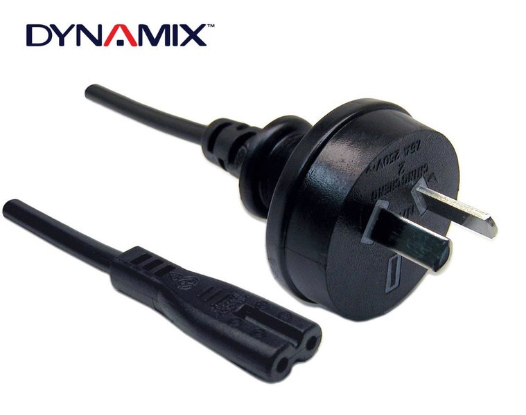 Dynamix Dynamics Computer AC 2M Figure 8 Power Cord Wall Charger - 2 pin Carousel 1