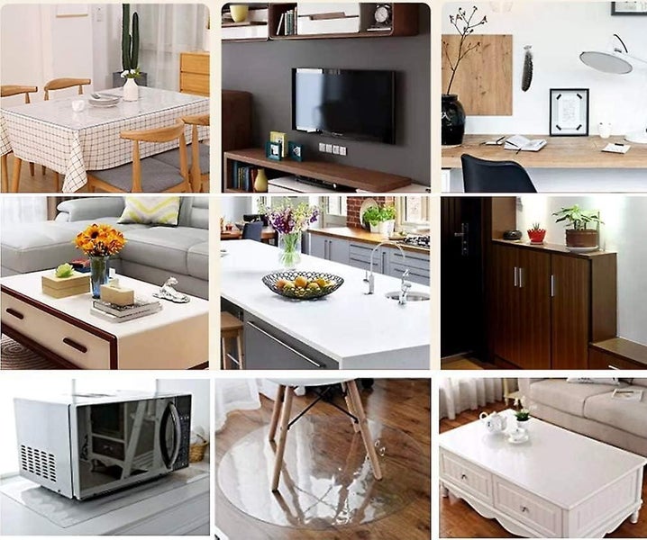 1.5mm Clear Pvc Table Cover Protector Waterproof Table Pad60*120cm Carousel 4