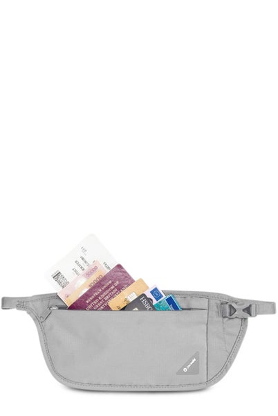 Pacsafe Coversafe V100 RFID Blocking Waist Wallet Grey Carousel 1