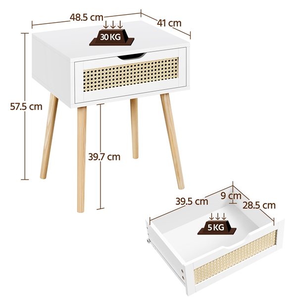 Sofa Side End Table Nightstand Carousel 2