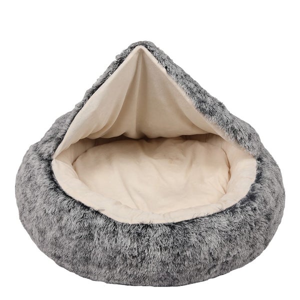 Pawz Pet Dog Calming Bed Warm Soft Plush Sleeping Removable Cover Washable XL Carousel 1