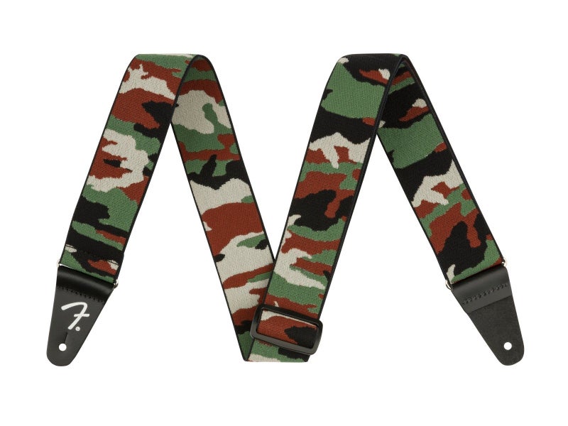 Fender - WeighLess Camoflage Strap - Woodland Carousel 1