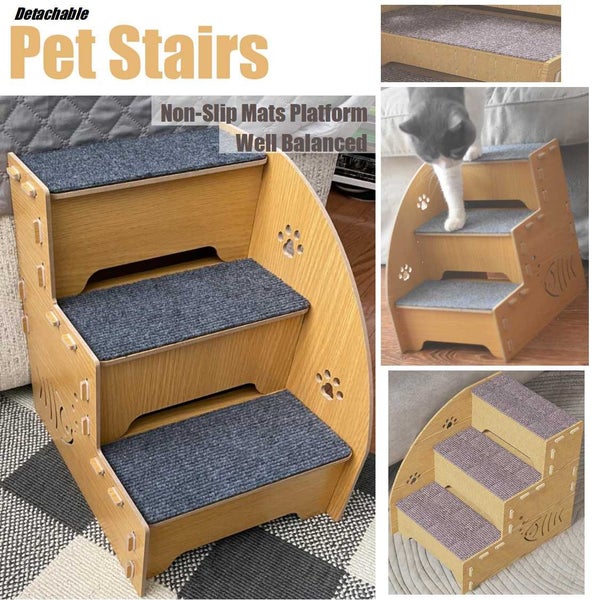 Brand New Pet Stairs Steps Dog Ramp Ladder Stair Steps Bed *Clearance* Carousel 2