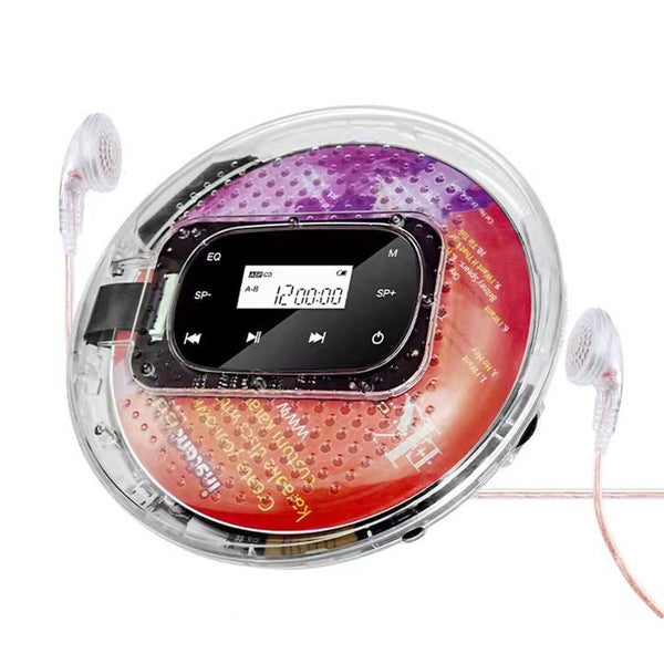 Portable CD Player with 3.5mm Wired Headphones Small Music Player Carousel 1