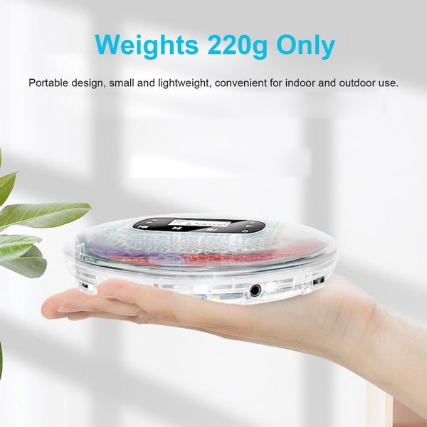 Portable CD Player with 3.5mm Wired Headphones Small Music Player Carousel 2