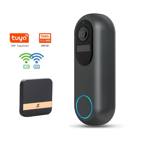 1080P WIFI Doorbell 2.4G & 5G Wireless Video Intercom Security Door Camera Carousel 1