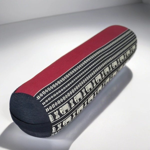 [MANGO TREES] Yoga Bolsters Block Yoga Props Natural Kapok Filled RedEle Carousel 2