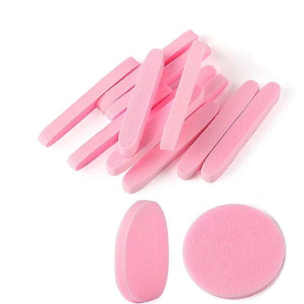 Makeup Removal Wash Striped Face Sponge Pads Facial Sponge Compressed Carousel 1