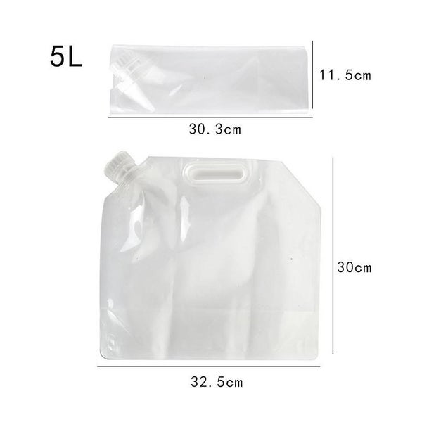 Outdoor 5l Self-driving Camping Travel Portable Bucket Water Bag Riding Mounta Carousel 2