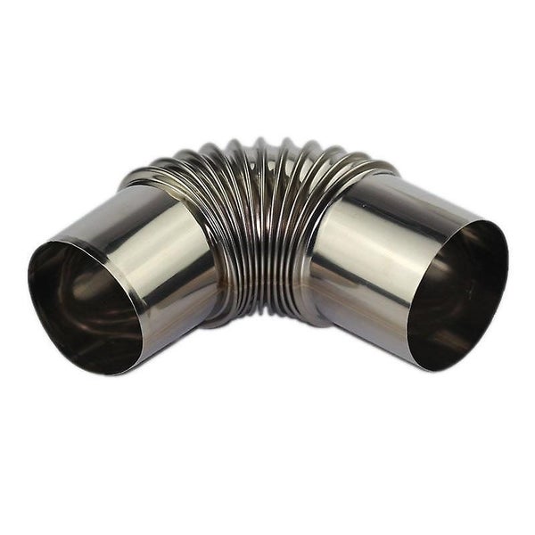 1 Set Of Metal Stove Chimney Smoke Pipe Flexible Stainless Steel Heating Stove Carousel 3