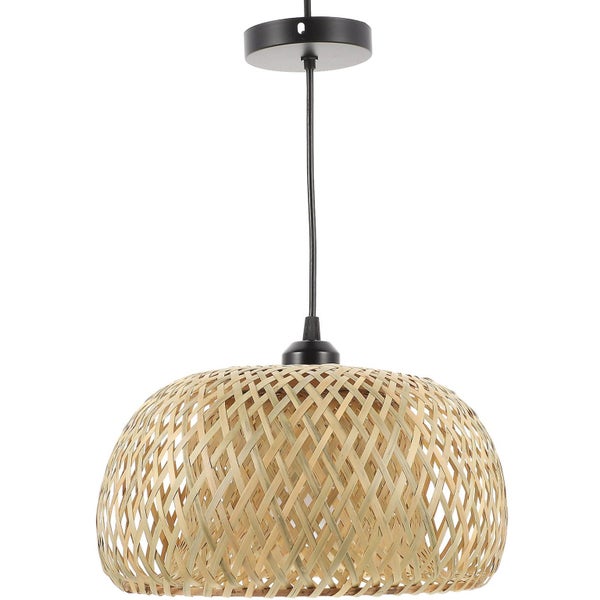 Rattan Pendant Lights Kitchen Drop Lights Rattan Lamp Shade Pendant Light Fixt Carousel 1