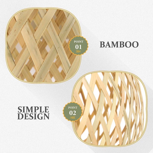 Rattan Pendant Lights Kitchen Drop Lights Rattan Lamp Shade Pendant Light Fixt Carousel 2