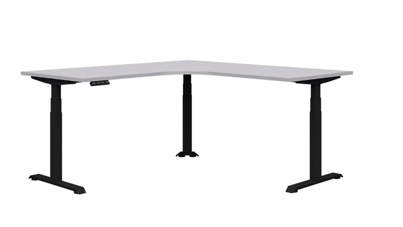Summit II Electric 90° Corner Workstation Desk 1800x1800x800 Carousel 1