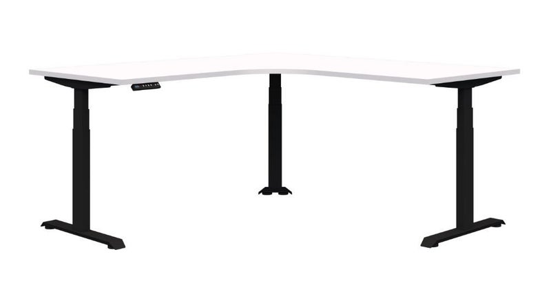 Summit II Electric 90° Corner Workstation Desk 2000x2000x800 Carousel 5