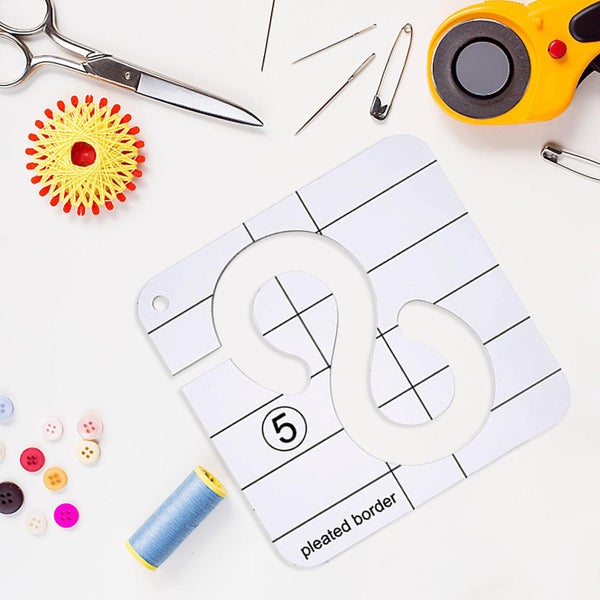 Acrylic Diy Sewing Patchwork Ruler Special-shaped Hollow Sewing Kit Patchwork T Carousel 1