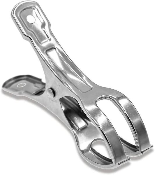10pcsbeach Towel Clip Stainless Steel 10-piece Set 4.3 Inch Large Heavy Metal Carousel 1