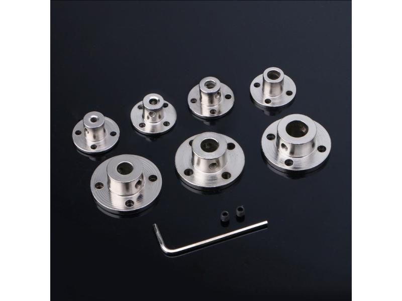 6mm Rigid Flange Coupling Motor Guide Shaft Coupler Motor Connector Carousel 1