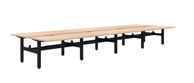 Summit II Fixed Height Back-to-Back 8 Pod Desk 1500x800 Carousel 1