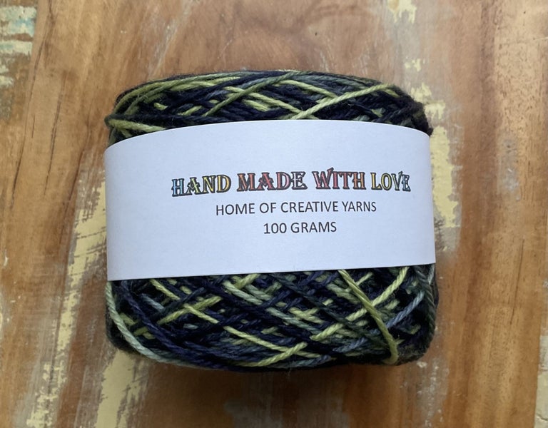 SALE *100% MERINO wool Hand dyed yarn 4ply 100 GRAMS NAVCADO Carousel 1