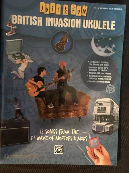 Just For Fun - British Invasion Ukulele - Brand New! - TAB Edition Carousel 1