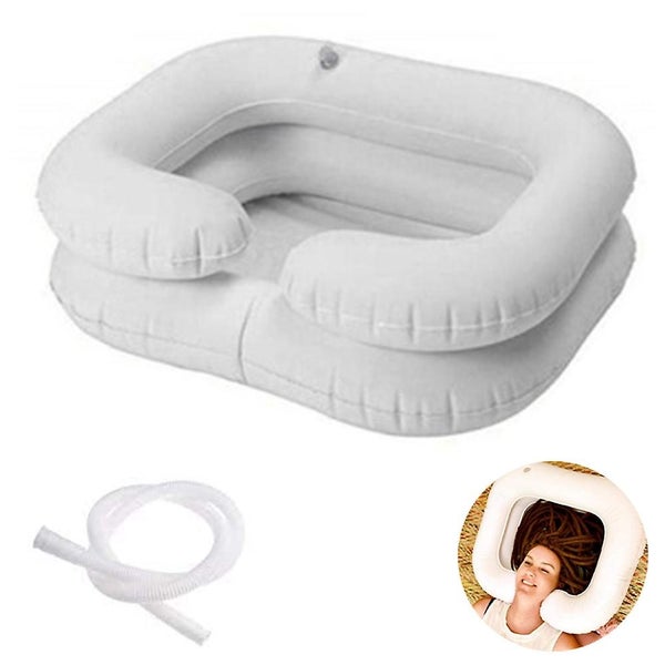 Inflatable Shampoo Basin Portable Washing Basin For Bed-assisted Hair Wash Carousel 1