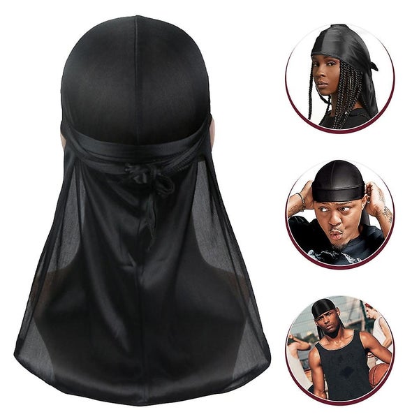 Turban Men Satin Durags Satin Pirate Cap Durags Men Silky Silky Satin Durag Carousel 5