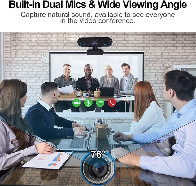 High Definition Webcam With Microphone Auto Focus Streaming Web Camera Carousel 2