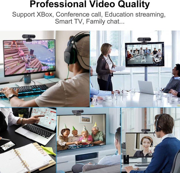 High Definition Webcam With Microphone Auto Focus Streaming Web Camera Carousel 4