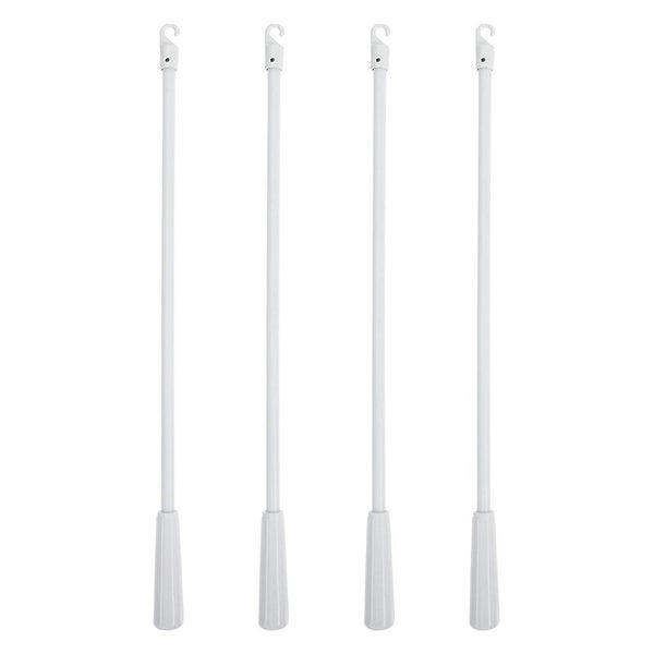 4pcs Venetian Blinds Replace Rods 12-inch Curtain Vertical Wands Carousel 1