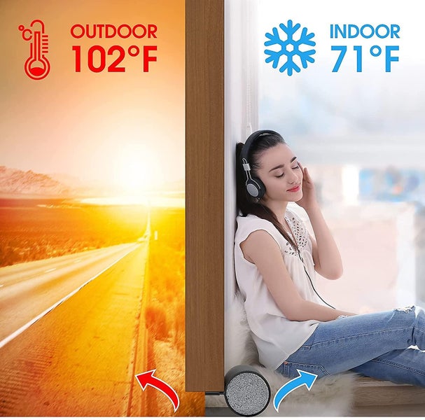 Draft Door Stopper 93cmtwin Door Draft Stopper2 Packblack Carousel 2