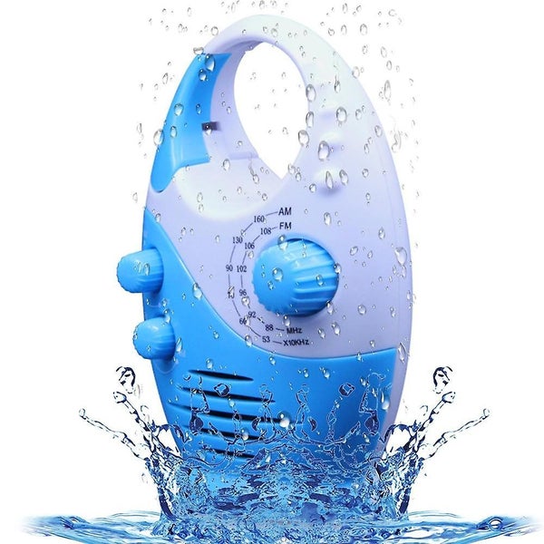 Waterproof Shower Radio Wireless Am/fm Speaker With Adjustable Volume Carousel 1