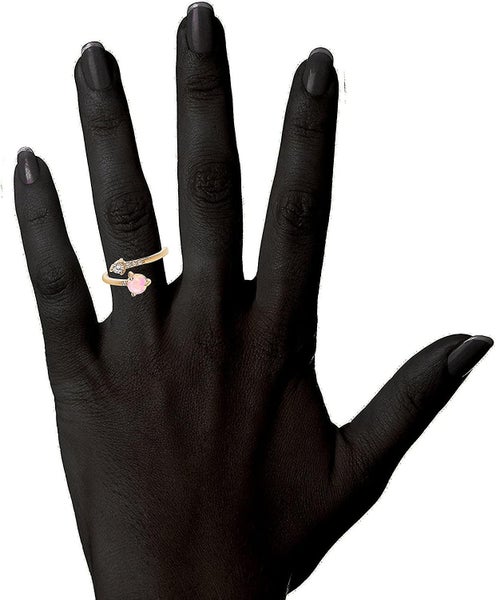 Plated Adjustable Created Opal Rings | Stacking Rings | Gold Rings For Women R Carousel 2