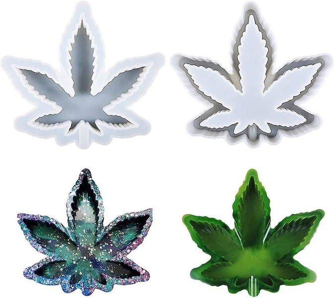 Maple Leaf Resin Mold Silicone Mold Suitable For Jewelry Storage Box Carousel 2