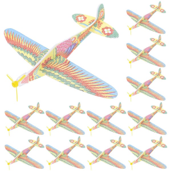 20 Pcs Throwing Foam Plane Toy Glider Plane Outdoor Foam Airplane Toy For Chil Carousel 1