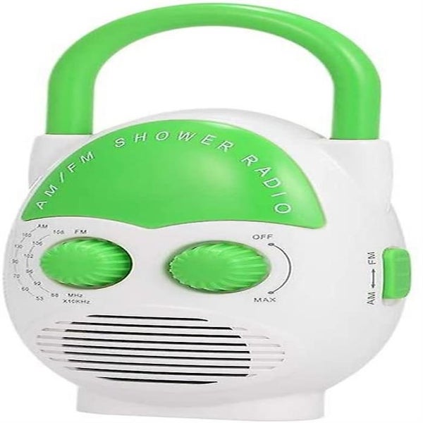 Waterproof Shower Radio Speaker Bathroom Radio With Adjustable Volume Card Sus Carousel 1