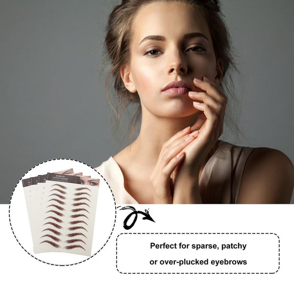 4 Sheets Eyebrows Sticker False Eyebrows Tattoos Temporary Eyebrows Tattoos62974818839939111