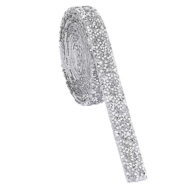 Rhinestone Ribbon Self-adhesive Crystal Ribbon Sparkling Resin Diamond Ribbon Carousel 1