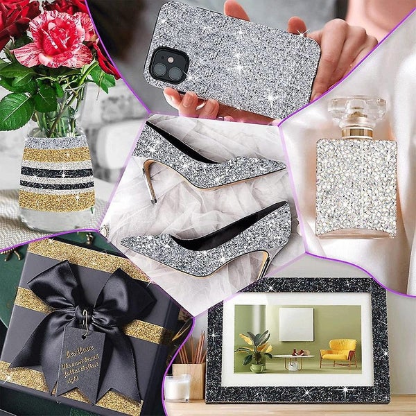 Rhinestone Ribbon Self-adhesive Crystal Ribbon Sparkling Resin Diamond Ribbon Carousel 5