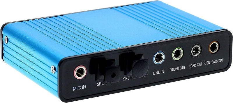 Usb 2.0 External Sound Card 6-channel 5.1 Surround Sound Adapter Audio For Pc- Carousel 2