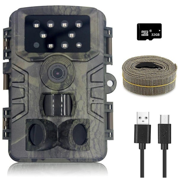 Trail Camera With Wide-angle Motion Sensor Wildlife Monitoring Game Camera Wit Carousel 1