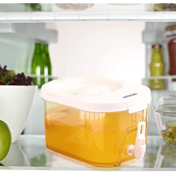 Refrigerator Beverage Dispenser - 4 Liter Large Capacity Beverage Dispenser Wi Carousel 5