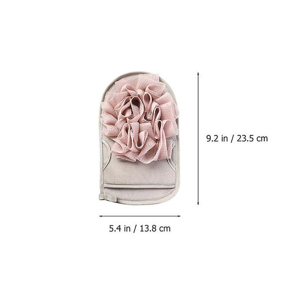 3pcs Bath Scrubber Shower Mitts Dual Sides Comfortable Massage Skin Care Scubb Carousel 4