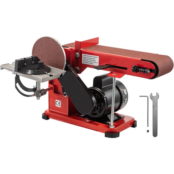 Belt Sander 4"x36", 6" Disc Sander 375W Grinder Linisher Bench Sanding Machine Carousel 1