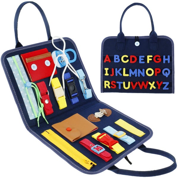 Toddler Busy Board Montessori Sensory Board Toys Toddlers Montessori Ac Carousel 1