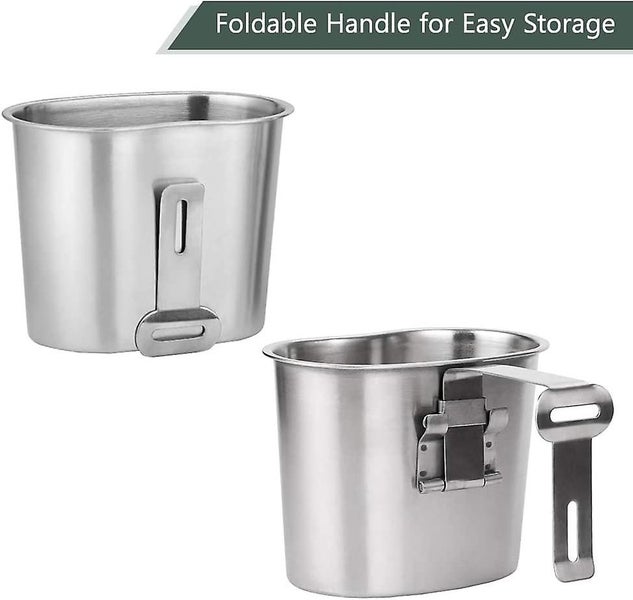 Military Water Bottle Set 2pcs 1000ml 600ml Stainless Steel Military Water Bot Carousel 5