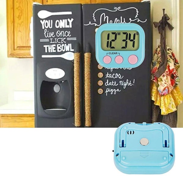 Teacher's Digital Timer 6 Pack Of Small Timers For Kids Magnetic Back Big Lcd Carousel 5