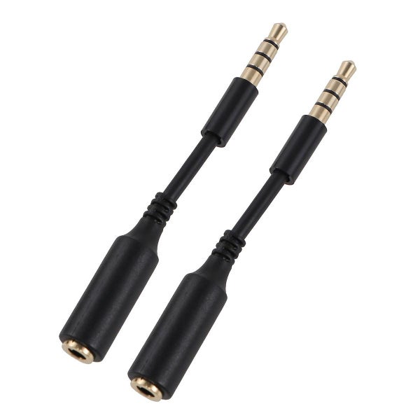 2pcs 3.5mm Stereo Audio Male To Female Extension Cables Earphone Extension Lin Carousel 2