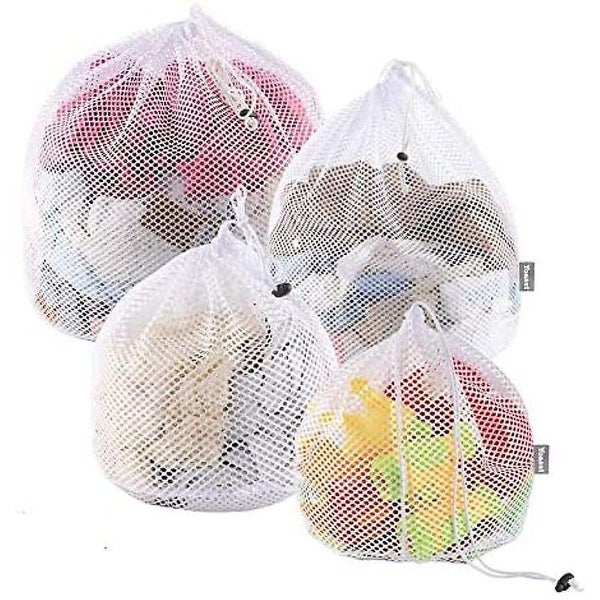 Laundry Bag Washing Machine 4 Pieces Laundry Bag With Cord Stopper Carousel 1