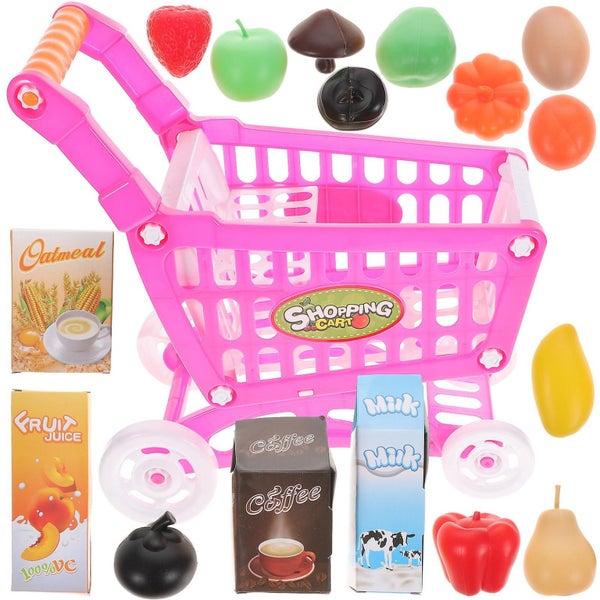 Toys Infants Kids Grocery Cart Baby Trolley Children Shopping Cart Kids Shoppi Carousel 1