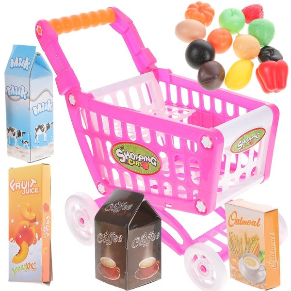 Toys Infants Kids Grocery Cart Baby Trolley Children Shopping Cart Kids Shoppi Carousel 3